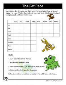 Printable Logic Puzzle Worksheets Logic Puzzle, Logic Puzzles For Kids Free Printable, Logic Worksheets, Logic Puzzles For Kindergarten, Logic Puzzles For Middle School, Critical Thinking Activities For Kids Logic Puzzles, Logic Puzzles Brain Teasers, Logic Games For Kids, Logic Math