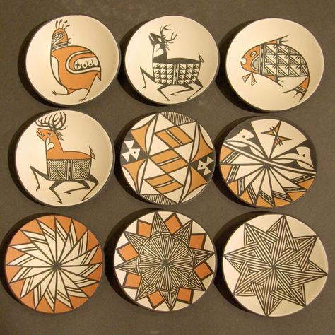 Mimbres Pottery, Desert People, Acoma Pottery, Native Patterns, Southwest Pottery, Native Pottery, American Indian Pottery, Indian Pottery, Pueblo Pottery