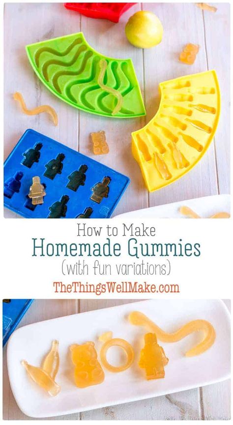 Homemade Gummy Bears, Homemade Gummies, Fun Activity For Kids, Candy Alternatives, Gummies Recipe, Healthy Halloween Treats, Healthy Candy, Sugar Free Candy, Healthy Halloween