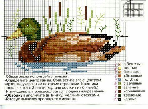 Duck Cross Stitch Pattern, Swedish Weaving, Pola Kristik, Cross Stitch Bird, Needlework Patterns, Cross Stitch Animals, Bead Loom Patterns, Cross Stitch Patterns Free, Free Cross Stitch