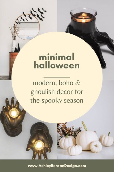 Fall Decor Mid Century Modern, Mid Century Modern Halloween, Boho Halloween Decor, Minimalist Halloween Decor, Modern Fall Decor, Minimalist Halloween, Boho Halloween, Modern Halloween, Celebrate Good Times