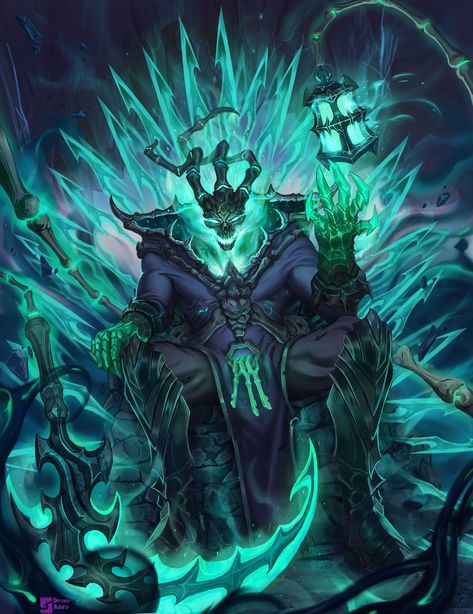 ArtStation - Thresh - League of Legends (fanart) Thresh Lol, Shadow Isles, League Of Legends Fanart, Lol Champions, Monster Legends, League Of Legends Characters, Anime Guys Shirtless, Without Borders, Lol League Of Legends