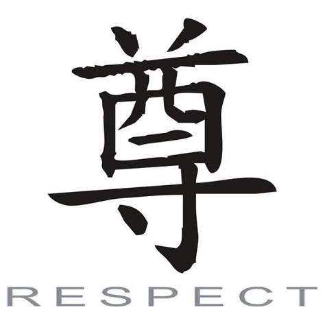 Respect Chinese Tattoo Designs, Chinese Alphabet Letters, Japanese Symbols Tattoo, Respect Tattoo, Asian Calligraphy, Kanji Tattoo, Chinese Alphabet, Chinese Symbol Tattoos, Japanese Tattoo Symbols