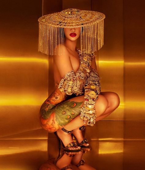 Cardi B Album Cover, Cardi B Album, Cardi B Photos, Ultimate Warrior, High Fashion Dresses, Warner Music Group, Celebrity Singers, Lil Durk, Female Rappers