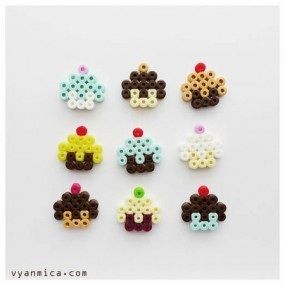 Cute & Tiny Perler Bead Designs, Helmet Designs, Pixel Beads, Easy Perler Beads Ideas, Art Perle, Hama Beads Design, Diy Perler Bead Crafts, Perler Crafts, Hama Bead