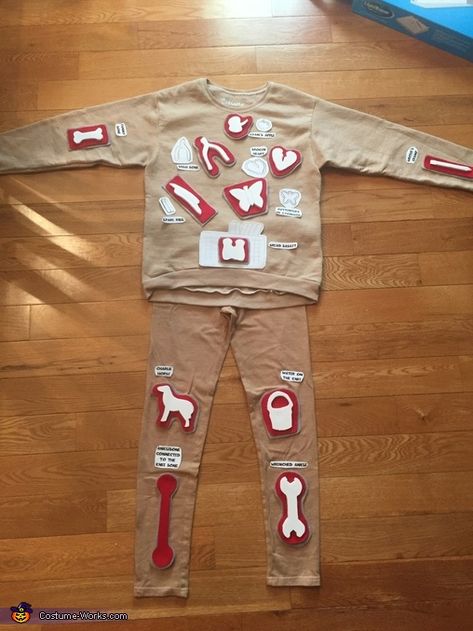 Operation Game Pieces, Operation Game Costume, Breakup Makeup, Operation Costume, Homemade Costumes For Kids, 2017 Halloween Costumes, Halloween Glam, Creative Halloween Costumes Diy, Operation Game