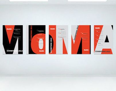 Moma Poster, Pub Design, Banner Design Inspiration, Museum Poster, The Museum Of Modern Art, Poster Series, Graphic Design Tools, Creative Typography, Poster Layout