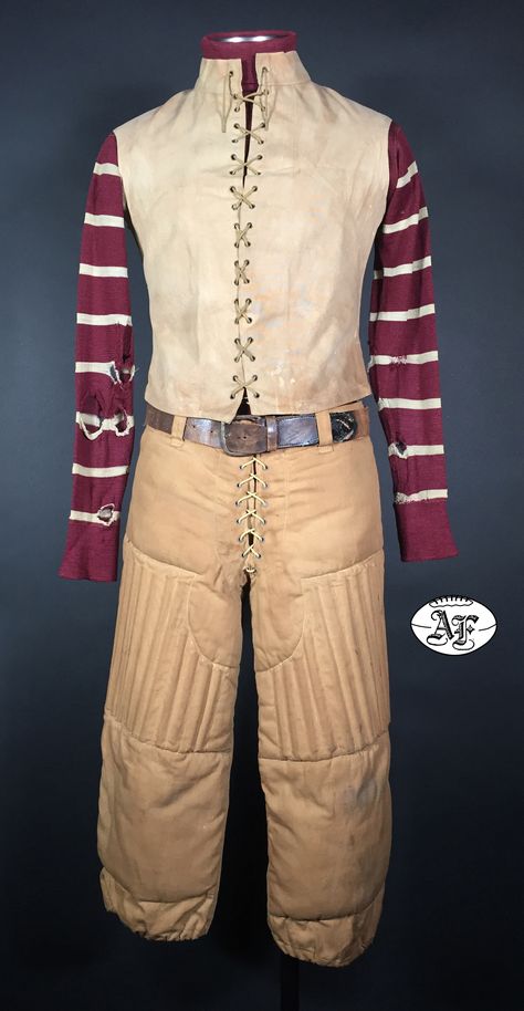 c.1895-1905 Antique Football Uniform Smock Vest Historical Sportswear, Vintage Sports Decor, Christmas Truce, Spandex Outfits, Football Jacket, Fashion Designer Studio, Union Suit, Football Sweater, Cool Coats