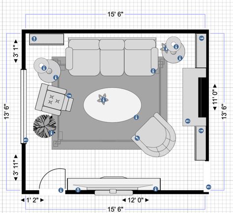 Living Room Layout With Dimensions, Narrow Small Living Room, Zone Living Room, Open Plan Bedroom, Small Space Living Room Ideas, Space Living Room Ideas, Room Ideas Layout, Lounge Designs, Living Room Design Layout