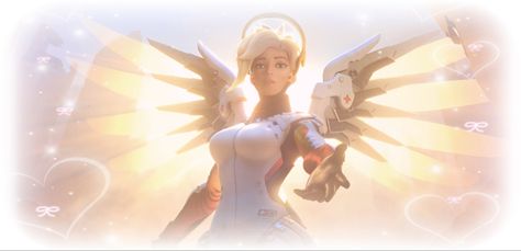 Mercy Wallpaper Pc, Overwatch Twitter Header, Mercy Icons Overwatch, Mercy Banner, Mercy Aesthetic, Mercy And Genji, Mercy Pfp, Mercy Icon, Genji And Mercy