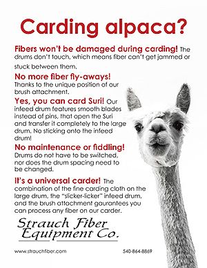 Strauch drum carders are perfect for carding alpaca fibers - here's why! Alpaca Facts, Homesteading Animals, Alpaca Fleece, Alpaca Farm, Cute Alpaca, Spinning Wool, Spinning Wheels, Farm Crafts, Llama Alpaca