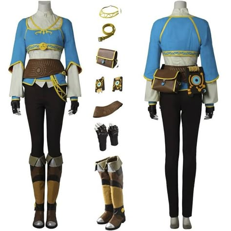 zelda cosplay Princess Zelda Costume Diy, Link And Zelda Costumes, Zelda Costume Diy, Zelda Halloween Costumes, Zelda Inspired Outfits, Zelda Clothes, Zelda Outfits, Zelda Halloween, Zelda Costumes