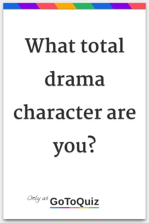 Izzy From Total Drama Island, Gwen And Duncan Total Drama, Total Drama Island Characters Names, Total Drama Island Quiz, Which Total Drama Character Are You, What Total Drama Character Are You, Make Your Own Tdi Character, Svetlana Total Drama Fanart, All Tdi Characters