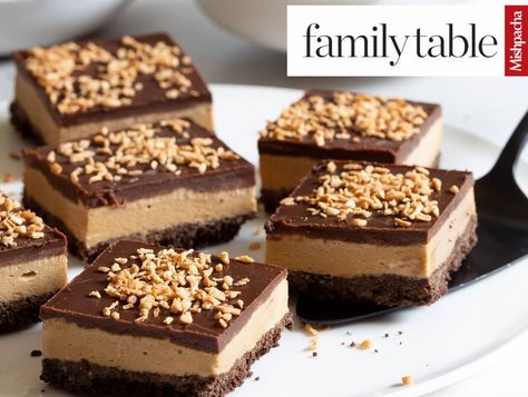 Coffee Peanut Butter Sheet Pan Dessert | Recipes | Kosher.com Recipes For Dutch Oven, Sheet Pan Dessert, Coffee Peanut Butter, Blueberry Bars, Chocolate Cobbler, Roasted Artichoke, Dairy Desserts, Chocolate Sandwich, Chocolate Sandwich Cookies