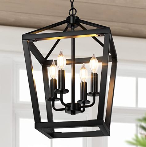 Dining Room Lantern, Modern Dining Room Light Fixtures, Modern Dining Room Lighting, Light Fixtures Ceiling, Kitchen Light Fixtures, Dining Room Light Fixture, Farmhouse Kitchen Lighting, Affordable Lighting, Kitchen Island Dining Room