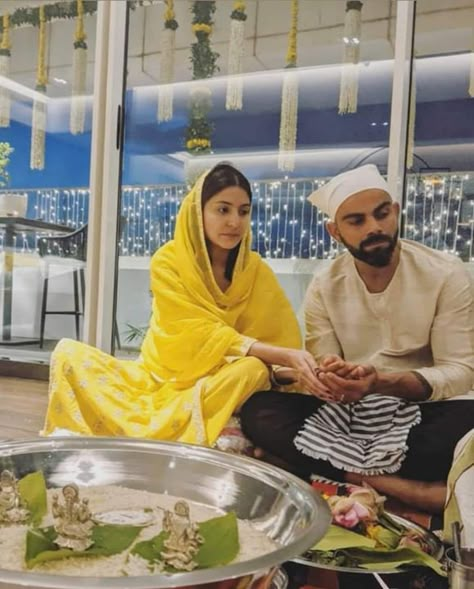 Virat Kohli Anushka Sharma, Virat Kohli And Anushka Sharma, Kohli Anushka, Anushka Sharma Virat Kohli, Virat Anushka, Diwali Puja, Feminine Qualities, Anushka Sharma And Virat, Virat Kohli And Anushka