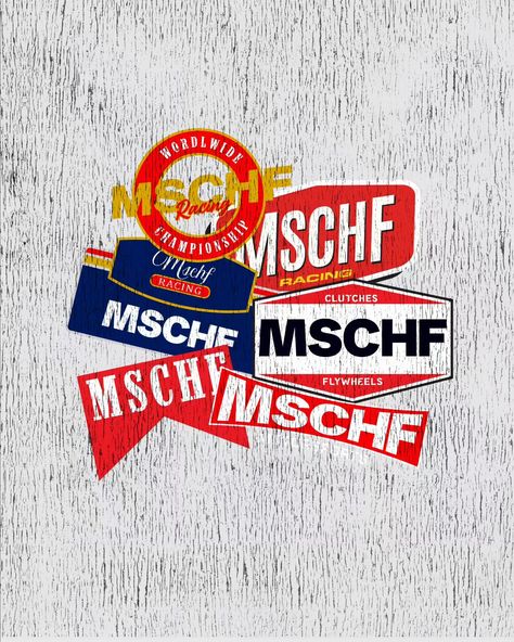 Rev up your style with these trending motorsports patch designs! 🏁 Discover the adrenaline-fueled fusion of speed and style with this concept iconic logos for MSCHF. . How many logos can you recognise from the originals style. Patch Design, Graphic Designer, Mood Boards, Patch Logo, How Many, Motorsport, Your Style, Shirt Designs, Layout