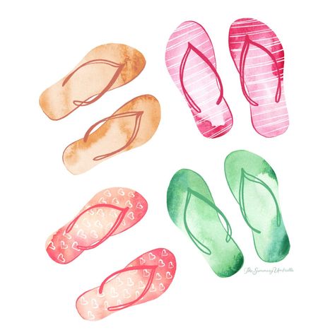 Take a step towards sunny vibes with our Sandals Art Print! This charming piece features a hand-painted collection of sandals, perfect for adding a touch of summer fun to any space. https://thesummeryumbrella.com/product/sandals-art-print/ Diy Wallpaper Paint, Summer Widgets, Painted T Shirt, Summer Collage, Beach Wall Collage, Sunny Vibes, Summer Watercolor, Cute Summer Wallpapers, Summer Poster