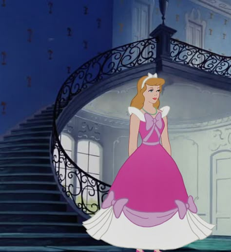 Cinderella In Pink Dress, Cinderella Pink Dress Costume, Cinderella Dress Cartoon, Cinderella Pink Dress, Cinderella Cartoon, Cinderella 2, Cinderella 1950, Cinderella 3, Walt Disney Cinderella