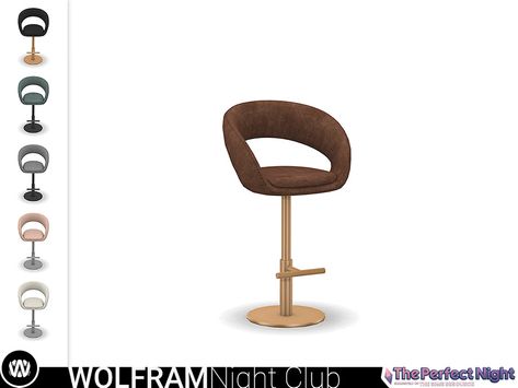 The Sims Resource - The Perfect Night - Wolfram Barstool Sims 4 Bar Stools Cc, Sims 4 Table Lamp Cc, Sims 4 Cc Barstools, Sims Bar, Sim4 Furniture, Sims Folder, Sims Kitchen, Sims Decor, Sims 4 Couple Poses