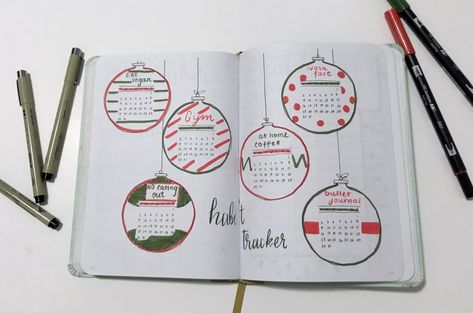 December Christmas Themed Habit Tracker Bullet Journal #aylarianne #christmashabittracker #bulletjournal Weather Tracker, Gratitude Log, Weekly Habit Tracker, Tracker Bullet Journal, Bullet Journal Work, December Bullet Journal, Bullet Journal For Beginners, Bullet Journel, Habit Tracker Bullet Journal