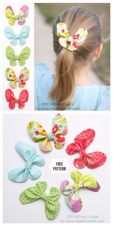 DIY Butterfly Hair Bow Free Sewing Pattern | Fabric Art DIY in 2022 | Fabric sewing patterns, Girls hair bows diy, Diy hair bows Fabric Art Diy, Girls Hair Bows Diy, Fabric Origami, Hair Bow Tutorial, Fabric Hair Bows, Fabric Sewing Patterns, Diy Butterfly, Fabric Butterfly, Bow Tutorial