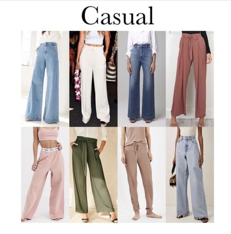 Pants should be roomy and full. Think tailored men’s pants. Kibbe Body Types, Flamboyant Natural, Body Types, Casual Pants, Harem Pants, Capri Pants, Instagram Photos, Pants, Instagram