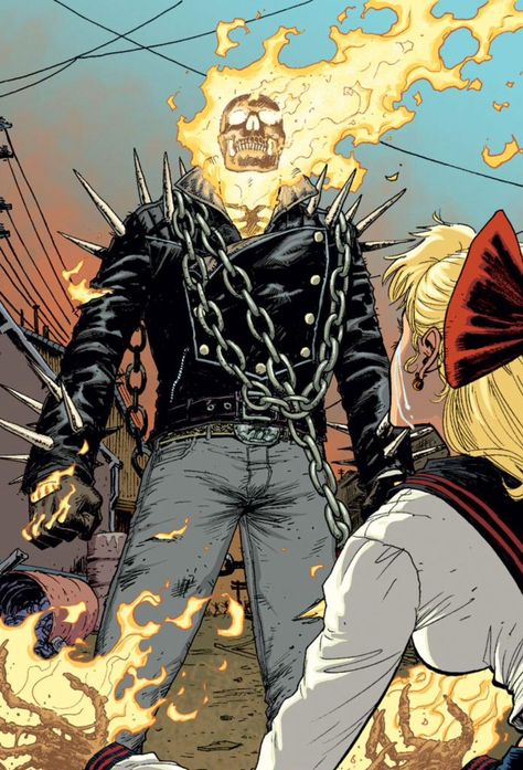 Ghost Rider by Tony Moore Ghost Rider Comic, Ghost Rider Johnny Blaze, Spirit Of Vengeance, Johnny Blaze, Marvel Statues, Moon Wallpaper, Arte Dc Comics, Ghost Rider, Comic Book Artists