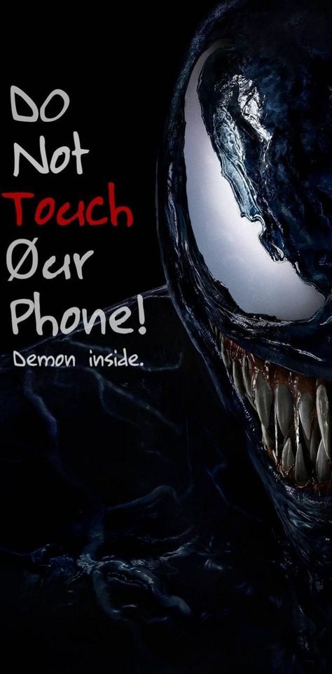 Venom Wallpaper Aesthetic, Wallpaper Dont Touch My Phone, Sick Wallpapers, Venom Pictures, Venom Wallpaper, Marvel Iphone Wallpaper, Dont Touch My Phone, Marvel Phone Wallpaper, Don't Touch My Phone