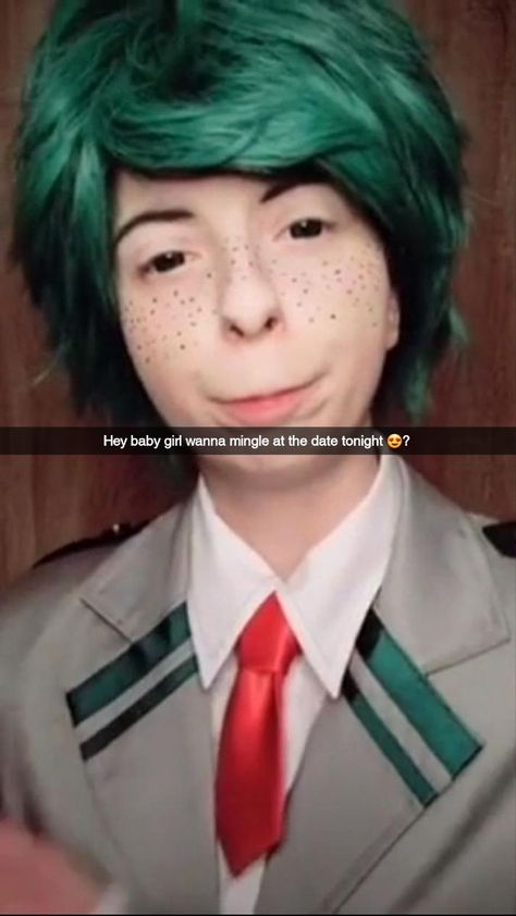 2020 Makeup Alt Cringe, Whoville Deku, Baku Deku, Hey Baby Girl, Mha Memes, My Hero Academia Cosplay, Mha Cosplay, Patio Designs, Crazy Kids