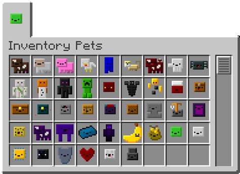 Inventory Pets: Animated creatures that live in your inventory and give you amazing special abilities - Minecraft Mods - Mapping and Modding - Minecraft Forum - Minecraft Forum Minecraft Mods For Pe, Minecraft Fabric, Perler Bead Mario, Special Abilities, Minecraft Anime, Minecraft Pocket Edition, Minecraft Mobs, Minecraft Construction, Minecraft Pe