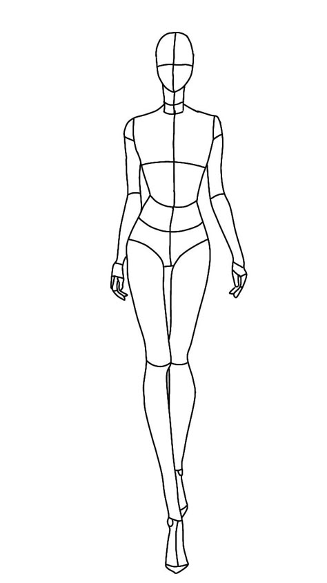 Fashion Model Base Drawing, Mannequin For Drawing, 10 Head Croquis Fashion Figures, Fashion Body Template, Model Poses Drawing Template, Fashion Illustration Shoes, Fashion Model Drawing, Croquis Fashion, Fashion Figure Templates