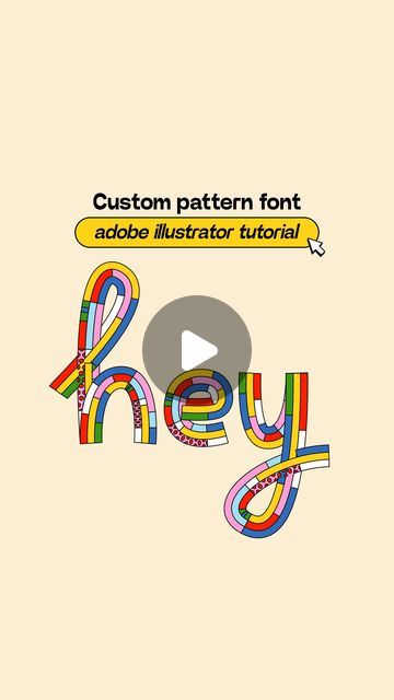 Typography Tutorial Illustrator, 2024 Font, Learn Illustrator, Typography Tutorial, Illustrator Tips, Poster Design Tutorials, Adobe Fonts, Type Poster, Adobe Tutorials