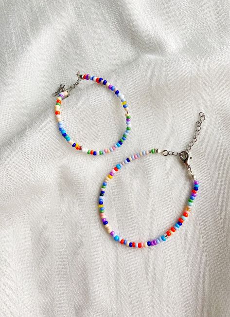 Seed Bead Bracelet Dainty Beaded Bracelet Rainbow Seed Beads Multi Color Beaded Bracelet Minimalist Boho Beach Bracelet - Etsy Bracelet Rainbow, Beach Bracelet, Bracelet Minimalist, Beach Bracelets, Seed Bead Bracelet, Bracelet Dainty, Seed Bead Bracelets, Bead Jewelry, Seed Bead Jewelry