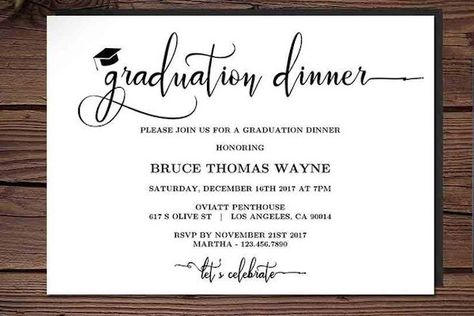 Graduation Dinner Invitation - 4+ Examples, Format, Pdf | Examples Graduation Lunch Invitation, Graduation Celebration Invitations, Graduation Dinner Invitations, Reception Invitation Wording, Dinner Invitation Wording, Graduation Reception, Potluck Invitation, Lunch Invitation, Masters Graduation