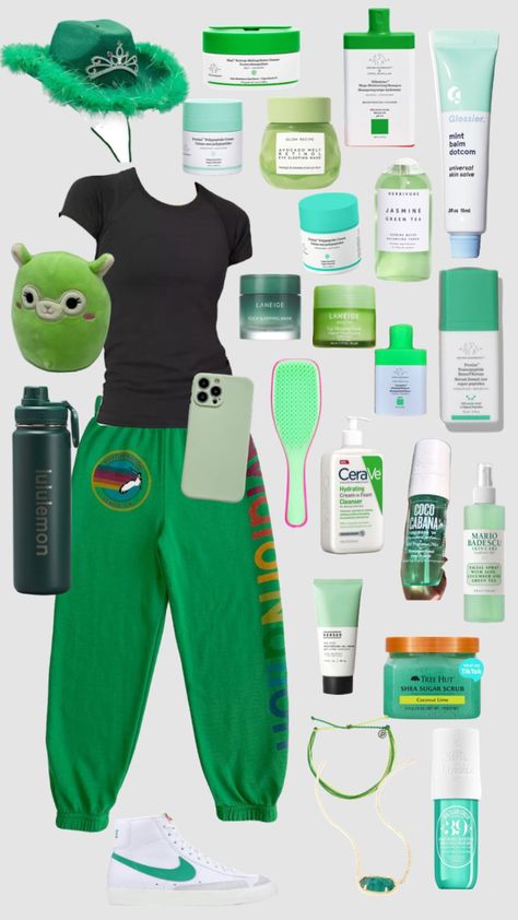 #green #greenpreppy #preppy #preppyoutfit #greenaesthetic #greenpreppyaesthetic School Outfit Inspiration, Back To School Outfits Highschool, Preppy Green, Green Preppy, School Outfits Highschool, Jasmine Green Tea, Aesthetic Preppy, Color Vibe, Swag Outfits For Girls