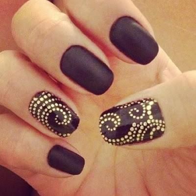 Want to see more cool nail art? Check out this - http://dropdeadgorgeousdaily.com/2014/01/celebrity-nail-art/ Nagel Stamping, Unghie Nail Art, Cute Nail Art Designs, Nails Polish, Bohol, Get Nails, Nail Art Rhinestones, Cute Nail Art, Fabulous Nails