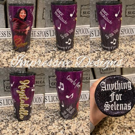 Selena Tumbler, Social Emotional Learning Middle School, Selena Q, Selena Quintanilla Perez, Glitter Tumbler Cups, Tumbler Cups Diy, Tumbler Ideas, Custom Cups, Selena Quintanilla