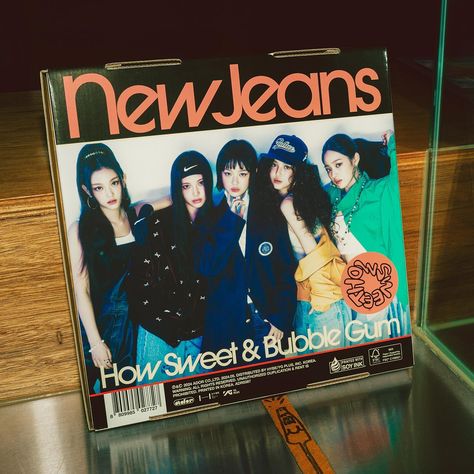 NewJeans ‘How Sweet’ 🗓 2024.5.24. Release #NewJeans #뉴진스 #NewJeans_HowSweet #NewJeans_BubbleGum #NewJeans_is_Everywhere How Sweet Newjeans Album Cover, Newjeans Album Covers, New Jeans Album Cover, How Sweet Newjeans, Newjeans Albums, Life Core, Kpop Iphone Wallpaper, Wishlist 2024, Music Album Cover