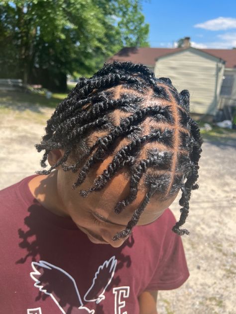 Boys 2 Strand Twist, 2 Stand Twist, Boys Braids, 2 Strand Twist, Natural Hair Men, Baby Boy Hairstyles, Braids For Boys, Two Strand Twists, Boys Hair