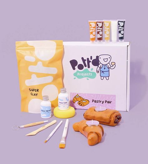 Home Pottery Kits At Home Pottery, Home Pottery, Pottery Kit, Halloween Pumpkins Painted, Crafty Gifts, Presents For Friends, Art Bundle, School Holidays, Oui Oui