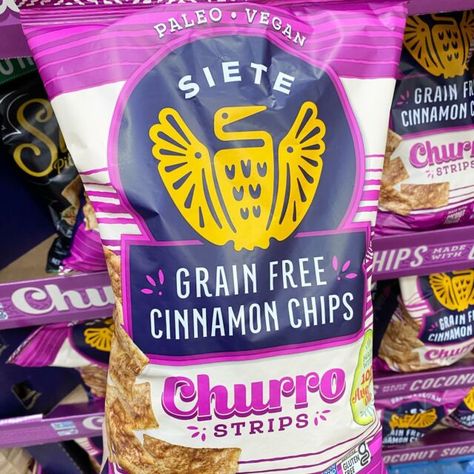 Gluten Free Siete Churro Strips | CostContessa Churro Chips, Costco Snacks, Granola Bites, The Best Snacks, Costco Finds, Best Snacks, Chocolate Pairings, Seaweed Snacks, Kettle Chips