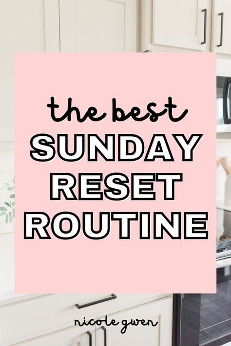 Sunday reset routine Weekly Reset Routine, Reset Ideas, Reset Checklist, Sunday Reset Routine, Weekly Reset, Reset Routine, Sunday Reset, Sunday Routine, Routine Ideas