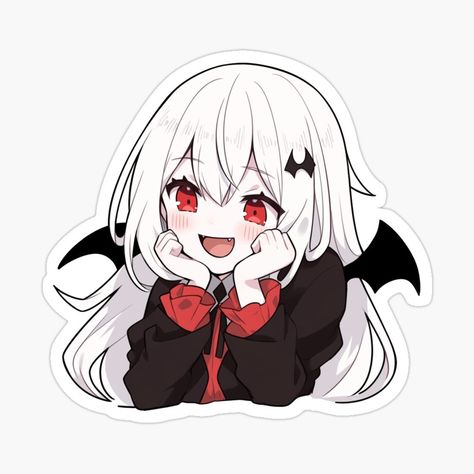 Vampire Cute Art, How To Draw A Bat, Cute Vampire Drawing, Vampire Girl Drawing, Draw Vampire, Vampire Girl Art, Happy Chibi, Demon Cute, Kawaii Vampire