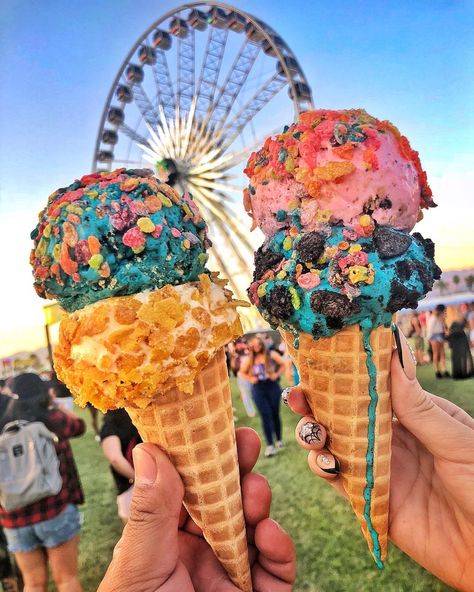 Coachella Food, Afters Ice Cream, Coachella California, Coachella Party, La Food, Food Festival, California Travel, Fashion Addict, 3rd Birthday