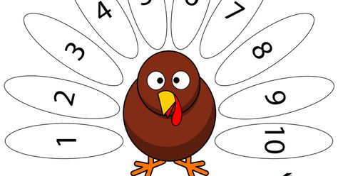 free_turkey feather number matching.pdf Thanksgiving Preschool Theme, November Preschool, Snack Bucket, Classroom Tree, Turkey Crafts Kids, November Classroom, Thanksgiving Activities Preschool, Turkey Activity, November Ideas