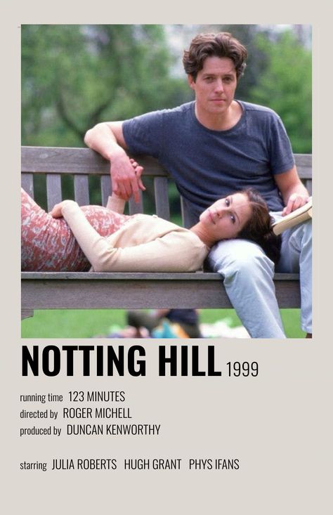 Notting Hill (1999) - [made by me @lydiaaf_] Notting Hill Film, Notting Hill Movie, Gina Mckee, Film Icon, Great Movies To Watch, Romantic Comedy Movies, Hugh Grant, Photographie Portrait Inspiration, Movie Poster Wall