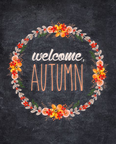 Fall Chalkboard, Free Fall Printables, Welcome Autumn, Chalkboard Printables, Magia Das Ervas, Fall Printables, Chalkboard Sign, Fabulous Fall, Happy Fall Y'all