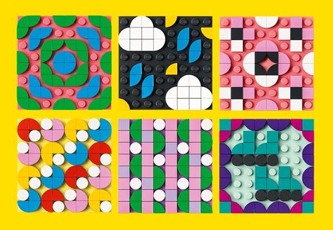 Lego Dots Phone Case, Dots Lego Ideas, Lego Art Print, Dots Lego, Lego Dots, Lego Themed Party, Lego Mosaic, Lego Activities, Lego Blocks