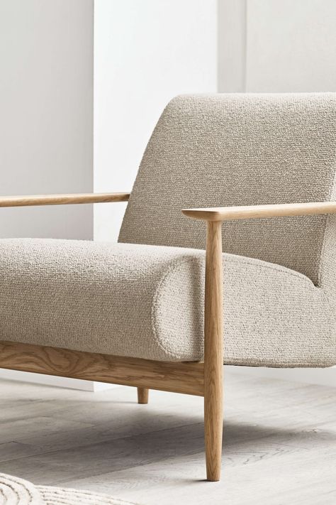 A world of design | New Scandinavian Design | Bolia.com Scandinavian Furniture Living Rooms, Scandi Accent Chair, Scandinavian Chair Design, Accent Arm Chairs For Living Room, Scandinavian Sitting Room, Japandi Accent Chair, Scandinavian Moodboard, Minimalist Accent Chair, Bolia Sofa